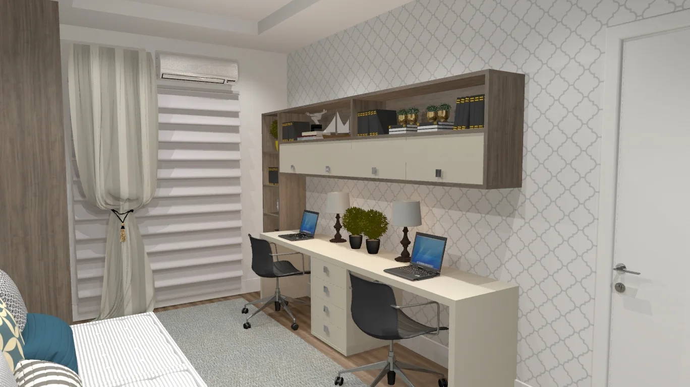 Escritório Home Office para duas pessoas