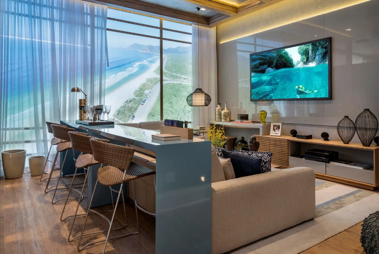 Móveis Planjeados - Sala com Home Theather