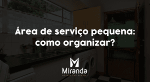 Área de serviço pequena