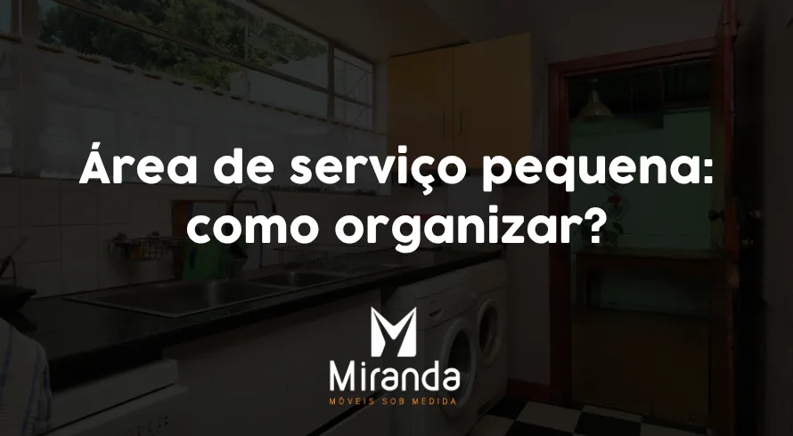 Área de serviço pequena